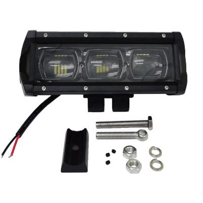 China 8 Inch 30W Spotlight LED Work Light Bar IP68 4x4 Short Offroad Led Light Bar 9D Offroad Light For Jeep Wrangler ATV Trucks for sale