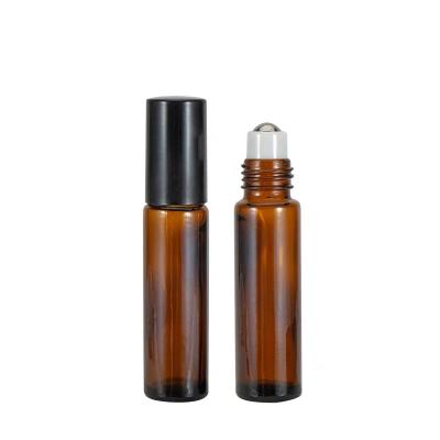 China Hot Sale 10ml 50ml 60ml Rollball Cosmetic Bottle and Matte Blue Green Amber Dropper Essential Oil Glass Bottle for sale