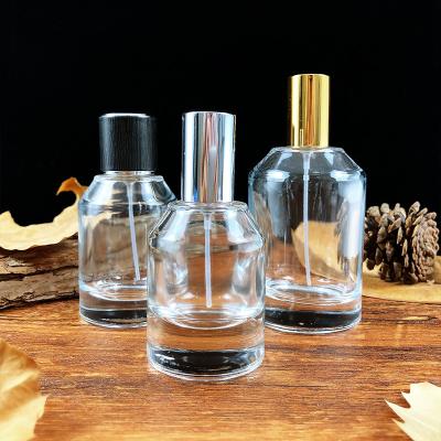 China 30ml 50ml 100ml Empty Cosmetic Wholesale Luxury Perfume Spray Glass Empty Bottle Clear for sale