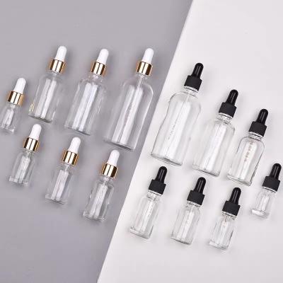 China Wholesale Cosmetic Amber 10ml 30ml 50ml 100ml Green Empty Round Dropper Spray Glass Bottle For Essential Oils for sale