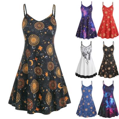 China Halloween Dress Women 2021 New High Quality Fashion Girls' Dresses Anti-wrinkle Casual for sale