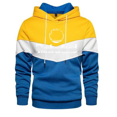 China Custom Bold Print Color Pullover Men's Hoodies New Winter Fall Style Hodie Patchwork Hood Casual Sweatshirts QUICK DRY Long Sleeve Men's Hoodies for sale