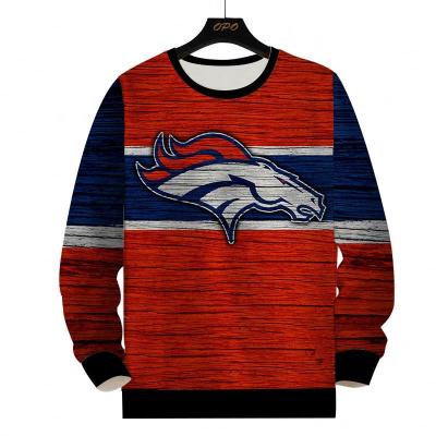 China Wholesale Anti-Wrinkle Fleece Sublimation All Over Vintage Terry Crewneck French Print Sweatshirt for sale