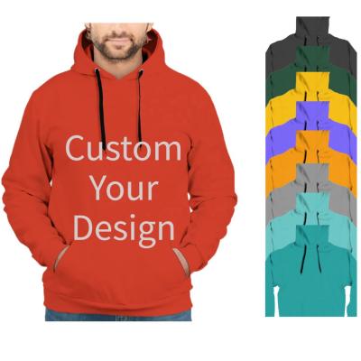 China High Quality Custom Anti-wrinkle Dropshpping Plain Printing Oversized Men's Hoodies for sale