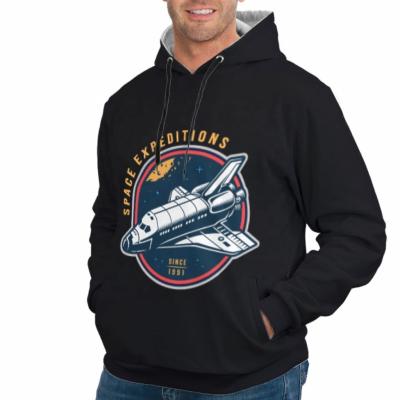 China Custom Printing Expeditions Mens Breathable Space Hoodies for sale