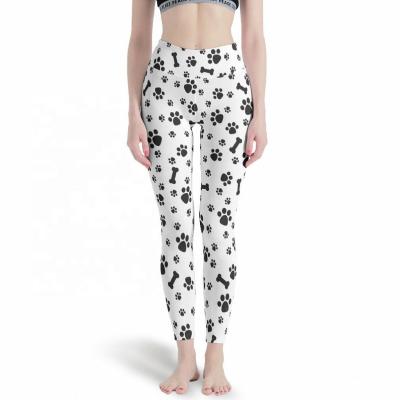 China 2021 Women Breathable Yoga Customized Printing High Waist Pant Leggings for sale