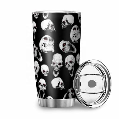 China 2021 New Ambient Design Skulls Viable Customizable Personalized Unique Car Mug for sale