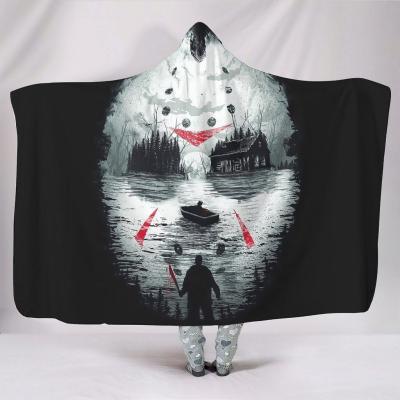 China Hot Jason Hooded Blanket Oversize And Cool High Quality Anti-static Horror Women's Wearable Halloween Anime for sale