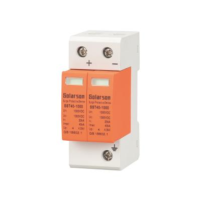 China 1000V DC SPD 2/3P SST40-1000 Protection 20ka Surge Protector for sale