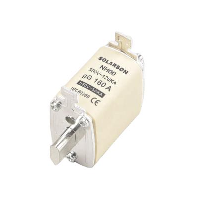 China LOW VOLTAGE 10A-25A 35A 40A 50A 63A 80A 100A 125A 150A 160A 200A 250A NH 48VDC Telecom Fuse And Holder With CE for sale