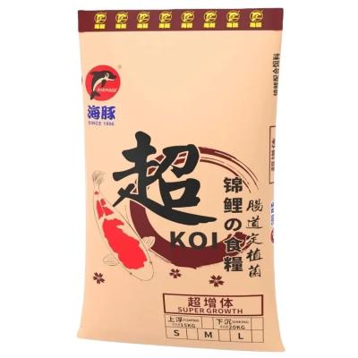 China Skin & Coat Health Factory Customize Color Koi Feed Run Grade Super Strong Growth Super Growing Koi Special Fish Food Floating And Sinking for sale