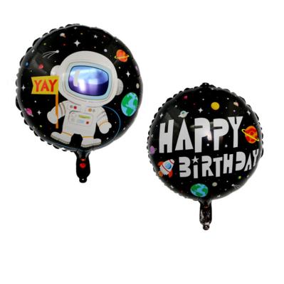 China Aluminum film / foil New party decoration cartoon spaceman aluminum balloon for sale