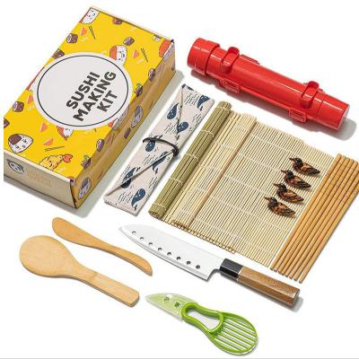 China Sustainable Eco Sushi Box Biodegradable Sushi Making Eco Set Easy Green Packaging for sale