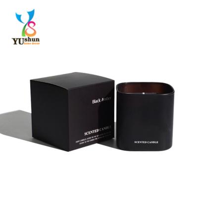 China Essential Oil Handmade soy wax candles luxury creative romantic smokeless glass scented candle gift set for sale