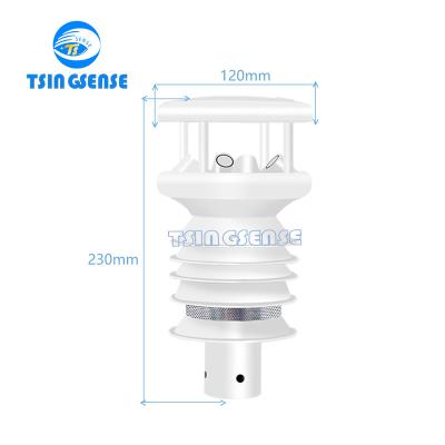 China MWDS08 outdoor micro weather station with pm2.5 pm10 noise and dust sensor sensor for sale