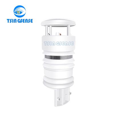 China WES900 outdoor integrated SO2 CO NO2 O3 gas sensors and ultrasonic wind sensor for air quality monitoring weather station for sale