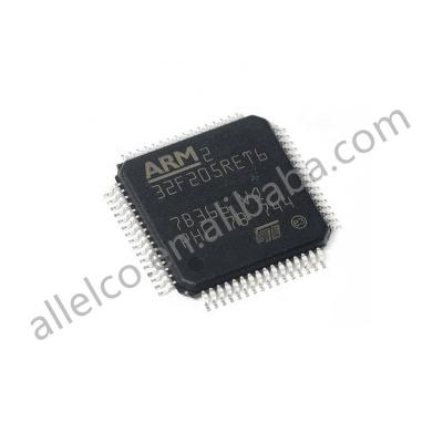 China Standard Brand New STM32F205RET6 Electronic Component IC MCU 32BIT 512KB FLASH 64LQFP STM32F205RET6 with BOM List Service for sale