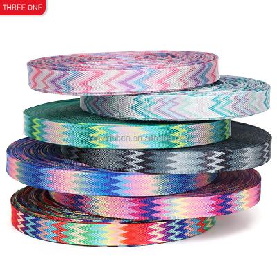 China High Tenacity Factory Spot 20mm Nylon Webbing Shoes Ribbon Heat Transfer Pet Print Ribbon Bag Sash Shoulder Belt for sale