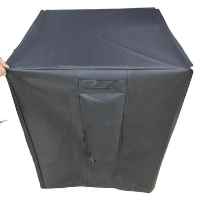 China Waterproof black and khaki outdoor air conditioner cover for outdoor units - fits up to 34 x 34 x 38 inches for sale