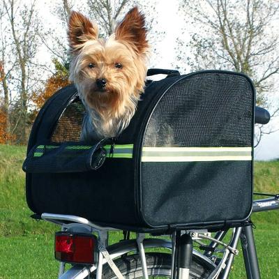 China High Quality Removable Washable Dogs Pet Bike Bag For Rear Carrier, Pet Bike Carrier for sale