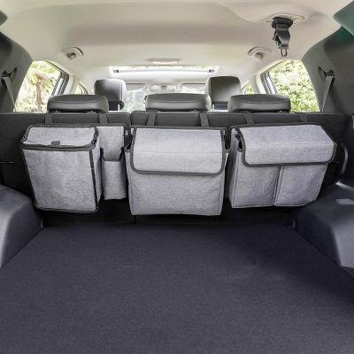 China Real OEM Premium Sturdy High Capacity Auto Trunk Backseat Hanging Storage Bag, Detachable Storage Modules with Built-in Cooler Bag for sale