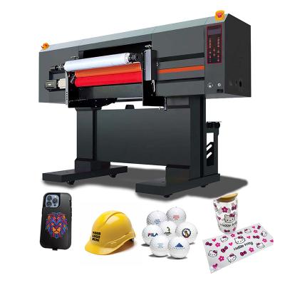 China Garment shops top digital uv printing technologies dtf printer laminator 3 uv print head for sale