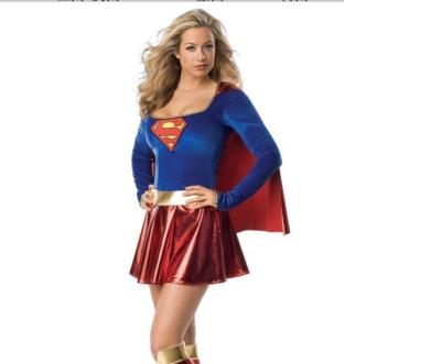 China Halloween Superwoman Cosplay Costumes Plus Size Stage Wear Adult Stage Wear Wholesale for sale