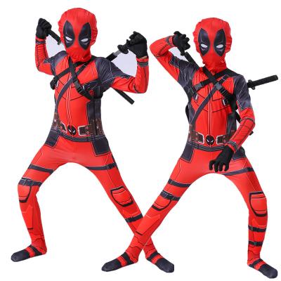 China D-pool Halloween Cosplay costumes with double swords clothing children and stage clothing adult wholesale for sale