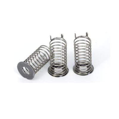 China Chinese Factory Customized Contact Button Spring Wholesale Contact Spring Battery Spiral Stainless Steel Contact Spring Production for sale