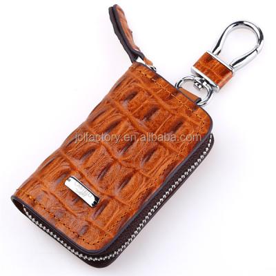 China Protect Luxury Crocodile Car Key Holder Wallets Leather Key Man for sale