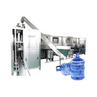 China Hotels 5 Gallon Water Filling Machine Filling Packing Machine Water Capping Production Line for sale