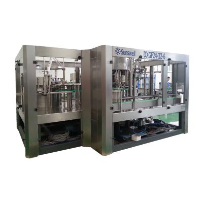 China Carbonated Drinks Carbonated Fully Automatic Carbonated Drink Filling Machine Mixer 16C Temperature for sale