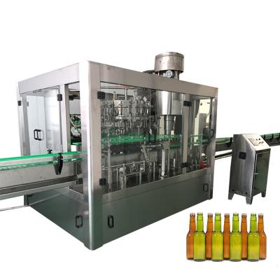 China Automatic High Speed ​​Beer Filling Machine Beer Beverage Bottle Machine Beer Filling Filling Capping Line for sale