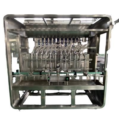 China High Efficiency Linear Piston Automatic Cooking Edible Oil Vegetable Bottle Filling Bottling Machine for sale