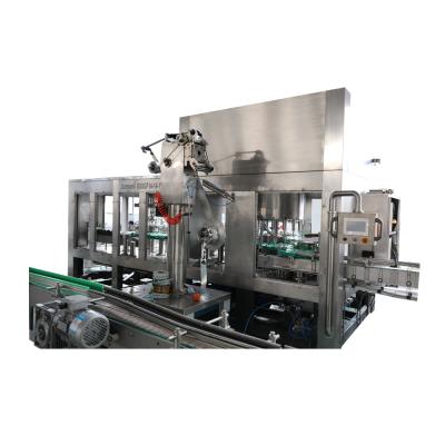 China Beverage Sunswell PE/HDPE Bottle Liquid Washing Filling With Aluminum Foil Sealing Machine for sale