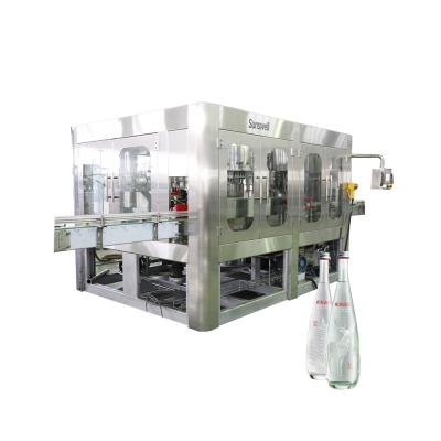 China Beverage Glass Bottle Water Filling Machine Complete Liquid Bottling Plant for sale