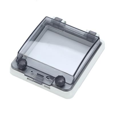 China PC/MCB Customized IP67 Transparent Waterproof PC 2-18 Way Protection Distribution Box Window Cover for sale