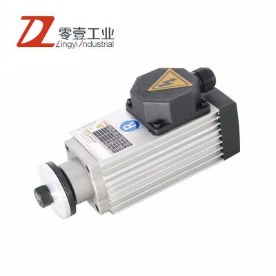 China CNC Engraving Machine Air Cooling 18000rpm 0.37kw Electric Spindle Motor For Edging Machines for sale