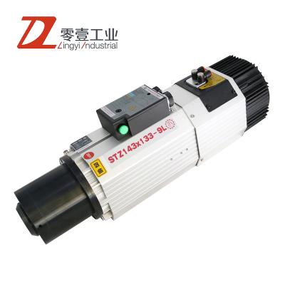 China 24000 rpm atc spindle motor water coolind 9kw cnc engraving machine air cooling for sale