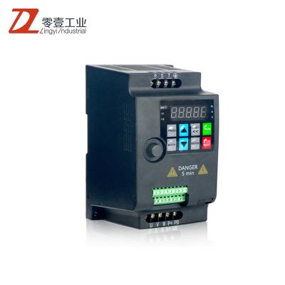 China Smoothly picks up the motor single phase running to the three phase rotating converter 220v electronic frequency inverter. for sale