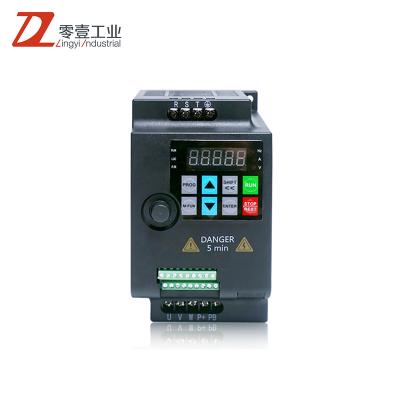 China Smoothly Pickup Three Phase Motor China VFD Driver Variable Frequency Converter Running Drive 1.5KW Current Inverter for sale