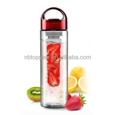 China Sustainable BPA PS Free Infuser Water Bottle With Handle for sale