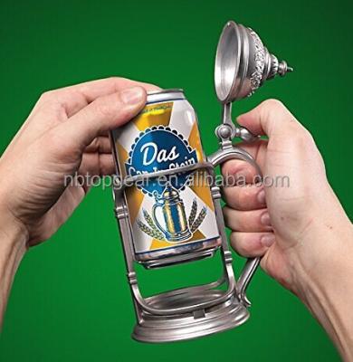 China 2015 Sustainable New Can-In-Stoneware Plastic Beer Can Holder With Hinged-Lid for sale