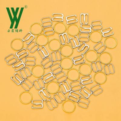 China Adjust Bust Metal Bra Accessories Bra Adjuster Ring Adjustment Bra Hook Slider Wear Washable Buckle for sale