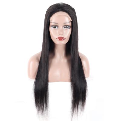 China Raw Straight Human Hair Lace Front Wigs Glueless Wave Lace Wigs 6x6 Brazilian Hair Cheap Swiss Closure Wholesale Silky Straight Lace Front Wigs for sale