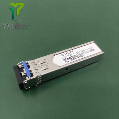 China FTTX 155Mb/s SFP 1310nm 2km Single Mode SFP Transceiver 155M SM Dual Fiber for sale