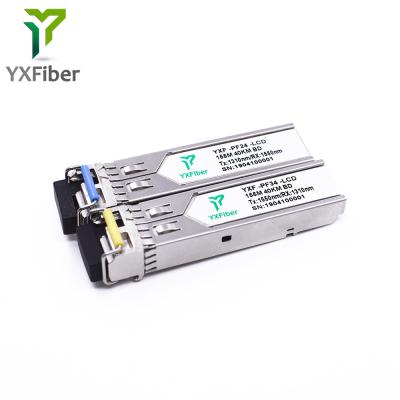 China FTTX 155M BIDI 40km 1310nm/1550nm LC/SC Connector SFP Optical Transceiver for sale