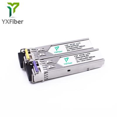 China FTTX 155M BIDI 80km 1490nm/1550nmn LC/SC SFP Connector for sale