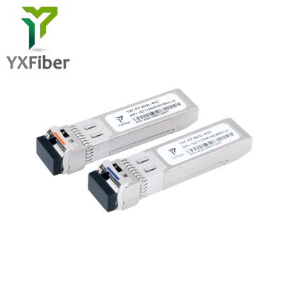 China FTTX 10G SFP+ BIDI 60km 1270nm/1330nm LC Connector Fiber Optic Transceiver SFP Module 10G BIDI SFP 60km for sale