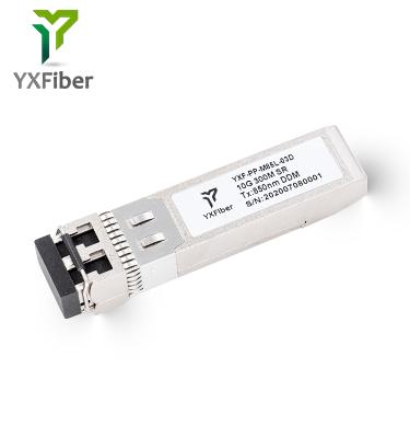 China FTTX 10G SFP+ Multimode Connector 10GBASE-SR Module Duplex 300m 850nm LC Optical Transceiver SFP-10G-SR SFP for sale